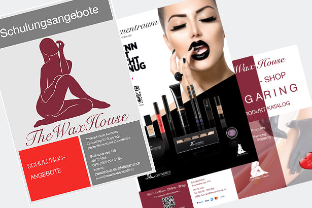 Brochuren-Webdesign